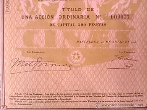 CINEMATOGRAFICA NACIONAL ESPAÑOLA S.A. 1928