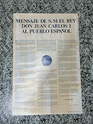 MENSAJE DE S.M. EL REY DON JUAN CARLOS I AL PUEBLO ESPAÑOL
